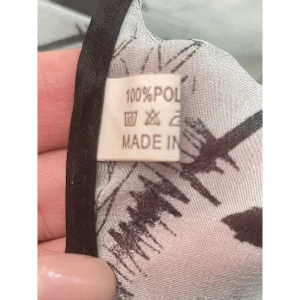 Marilyn Monroe Scarf Wrap Shawl – Pastel Cyan With Black Faces – 64